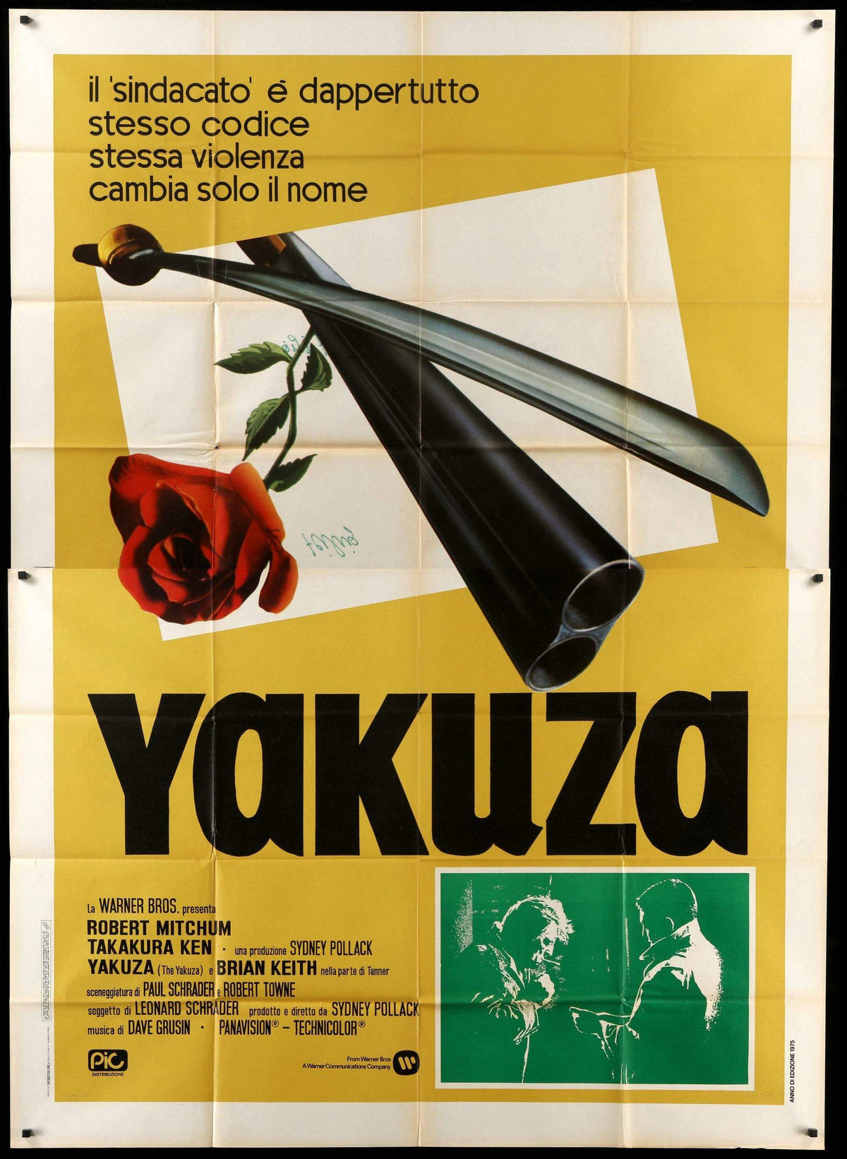 Yakuza (1974) original movie poster for sale at Original Film Art - Vintage Movie Posters