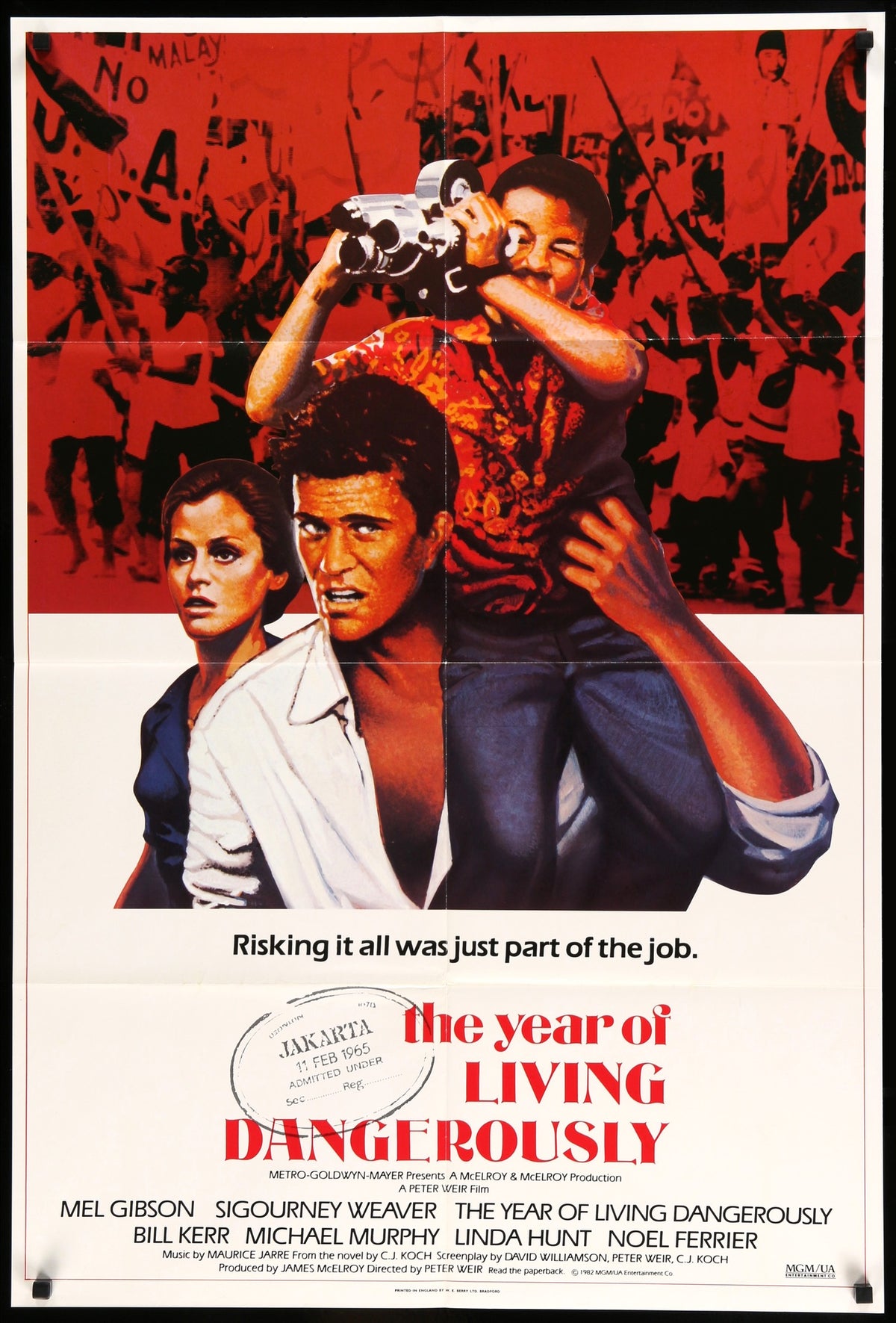 Year of Living Dangerously (1982) original movie poster for sale at Original Film Art - Vintage Movie Posters