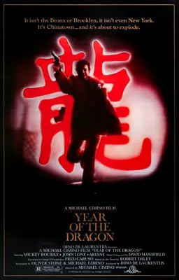Year of the Dragon (1985) original movie poster for sale at Original Film Art - Vintage Movie Posters
