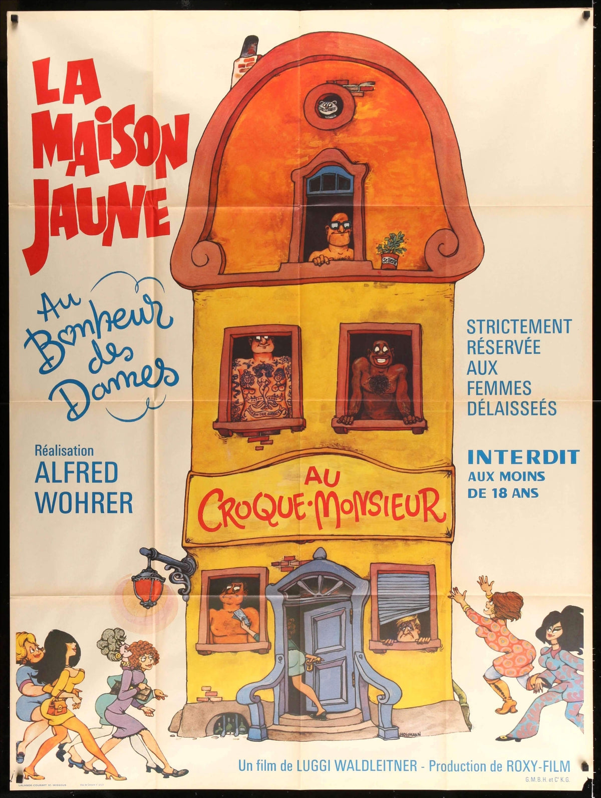Yellow House on Pinnasberg (1970) original movie poster for sale at Original Film Art - Vintage Movie Posters
