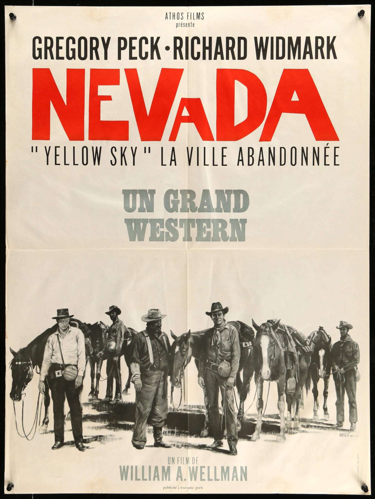 Yellow Sky (1948) original movie poster for sale at Original Film Art - Vintage Movie Posters