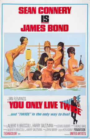 You Only Live Twice (1967) original movie poster for sale at Original Film Art - Vintage Movie Posters