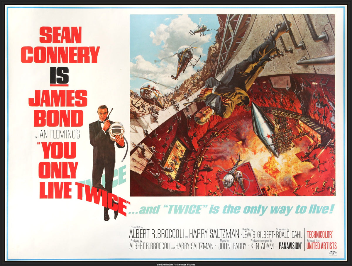 You Only Live Twice (1967) original movie poster for sale at Original Film Art - Vintage Movie Posters