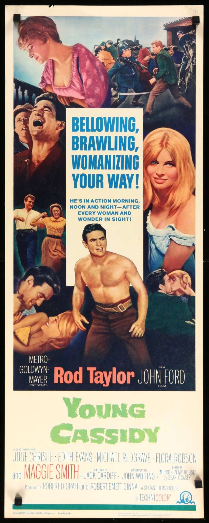 Young Cassidy (1965) original movie poster for sale at Original Film Art