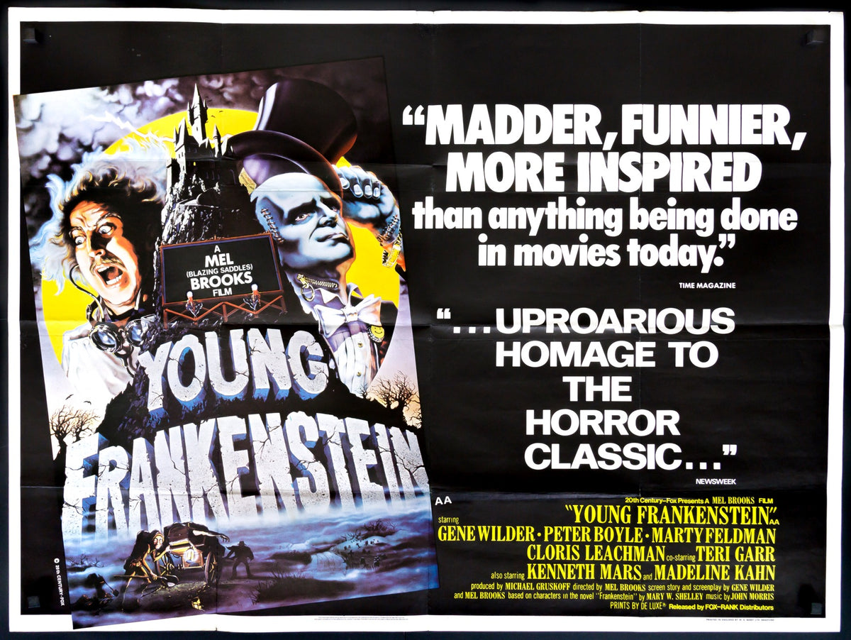Young Frankenstein (1974) original movie poster for sale at Original Film Art - Vintage Movie Posters