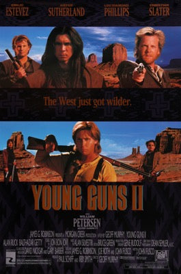 Young Guns II (1990) original movie poster for sale at Original Film Art