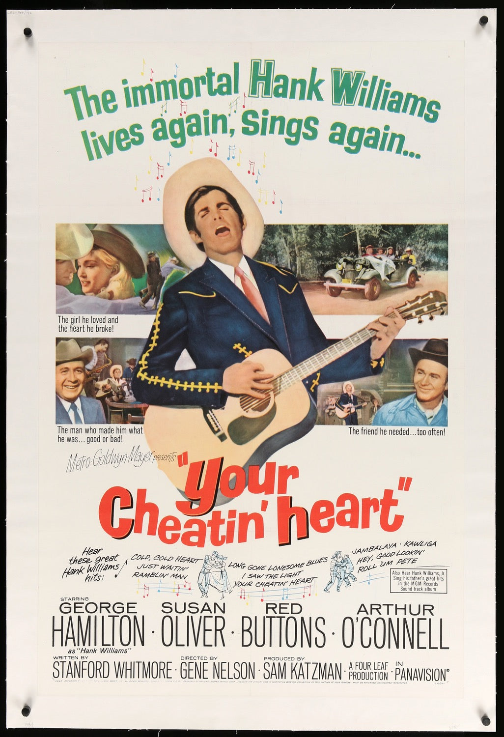 Your Cheatin' Heart (1964) original movie poster for sale at Original Film Art - Vintage Movie Posters
