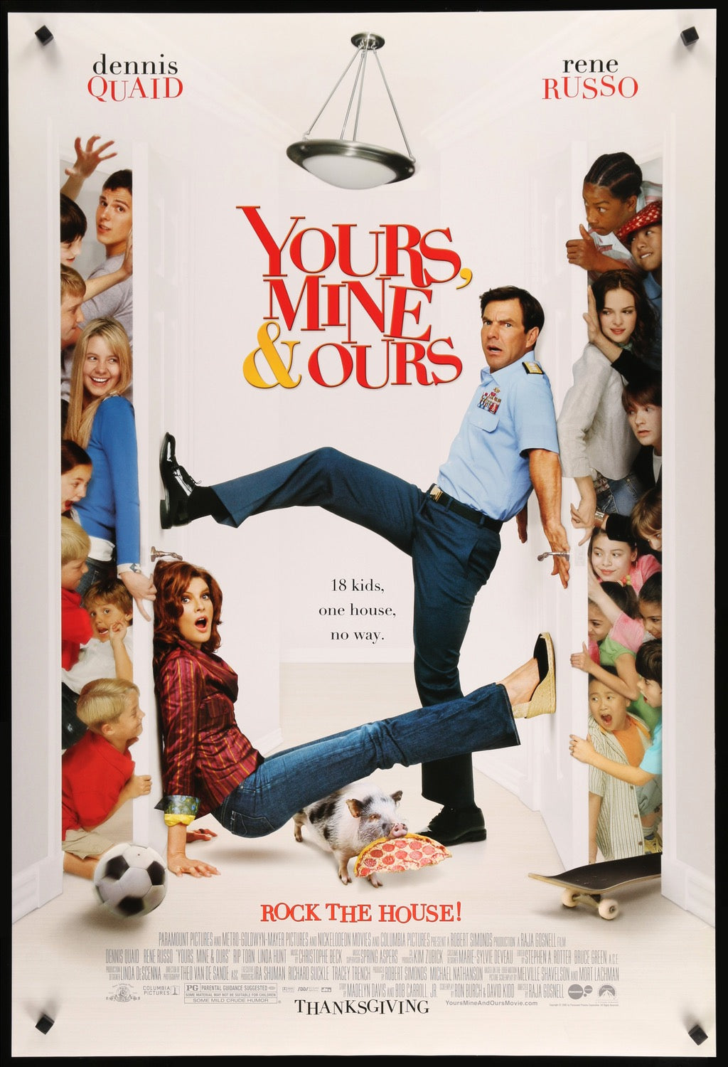 Yours, Mine and Ours (2005) original movie poster for sale at Original Film Art