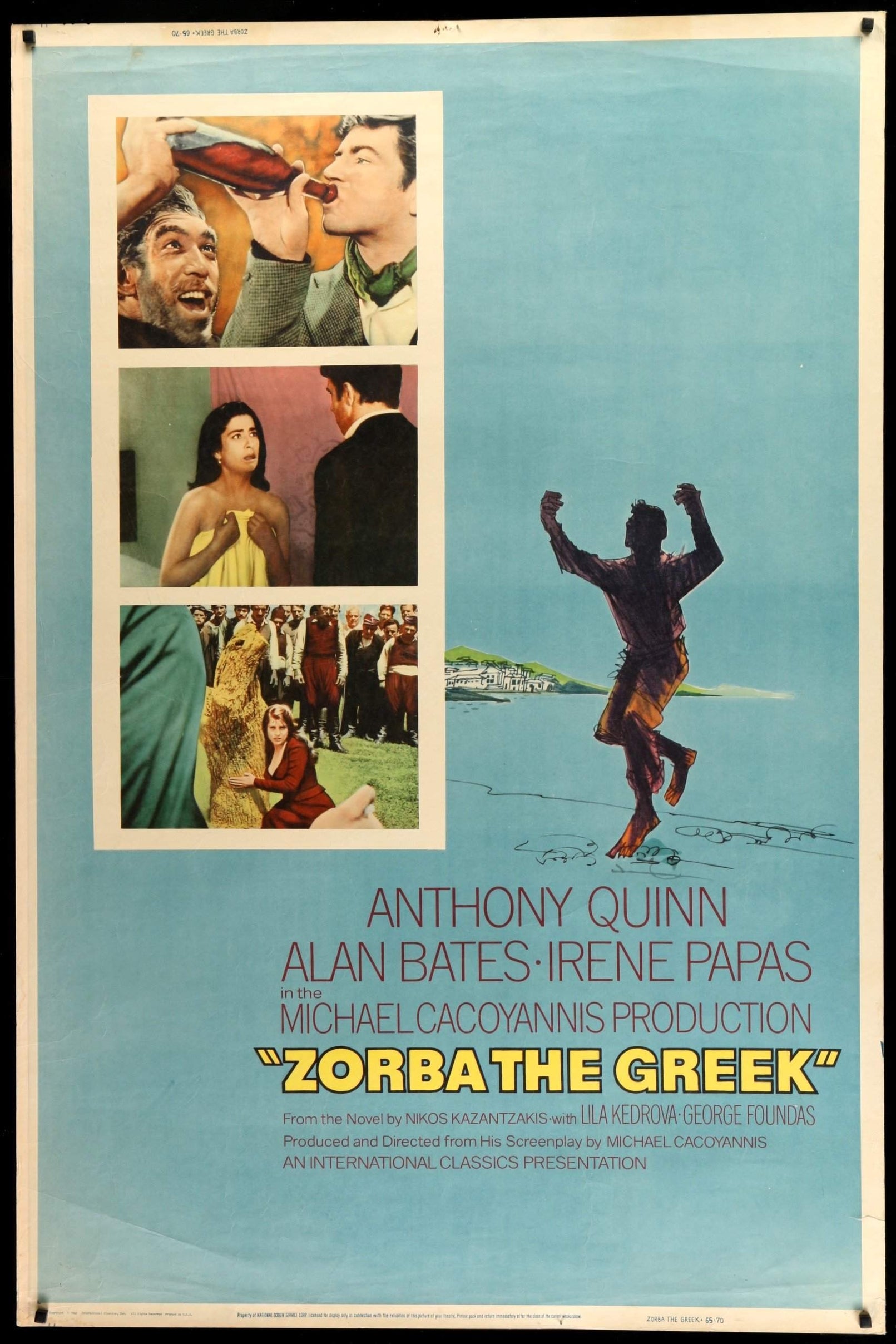 Zorba the Greek (1964) original movie poster for sale at Original Film Art