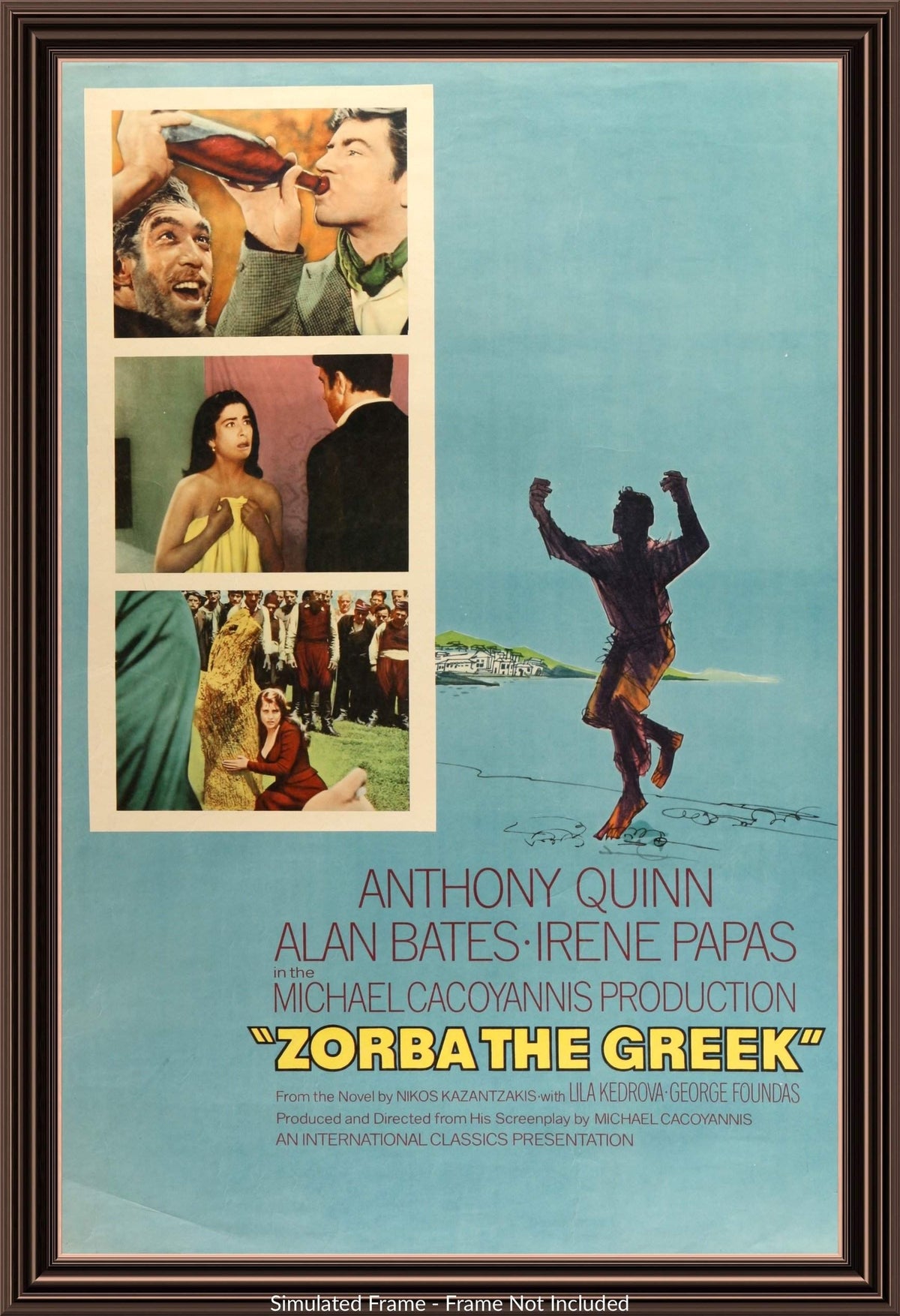 Zorba the Greek (1964) original movie poster for sale at Original Film Art - Vintage Movie Posters